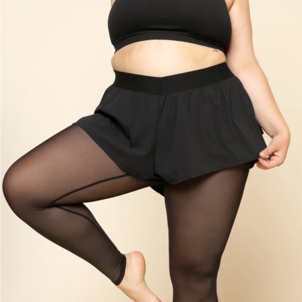 POPFLEX On the Run Ruffle Tights 2X
